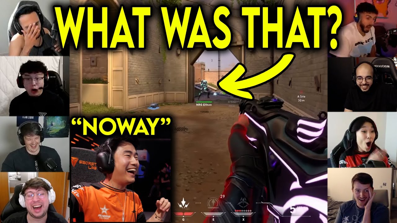 Valorant Streamers Reacts To NRG Ethan FUNNIEST PEEK Against Leviatan In VCT