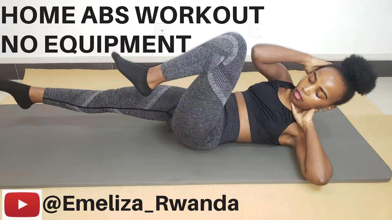 Kora izi siporo 8 ugire munda hato mu gihe gito/home abs workout/ no equipment
