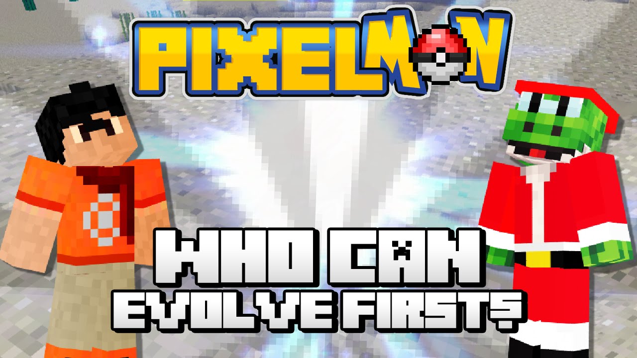 Minecraft Pixelmon | Who Can... Evolve a Pok&eacute;mon First? w/ YoshiToMario