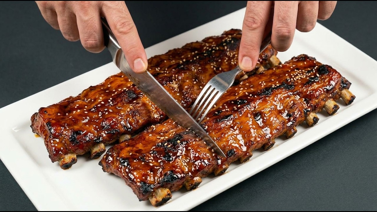 PRZYGOTOWUJĘ je na każdą imprezę! Sekret IDEALNYCH żeberek BBQ! 🤤🥩
