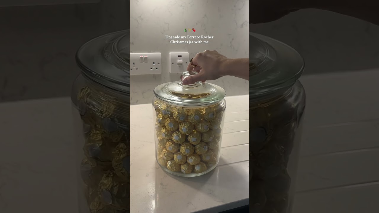 Giant Ferrero Rocher jar refill!! #christmas