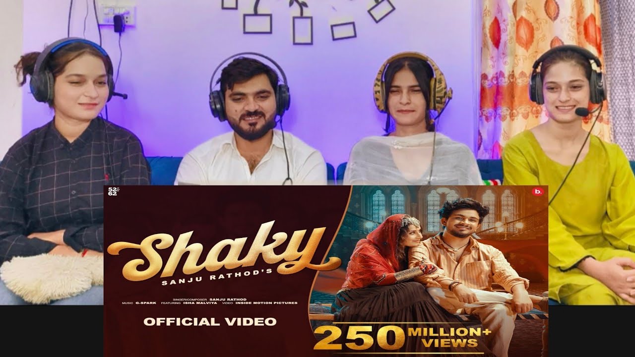 Shaky Song Reaction Sanju Rathod Ft. Isha Malviya  G-Spark _ New _Marathi Songs 2025
