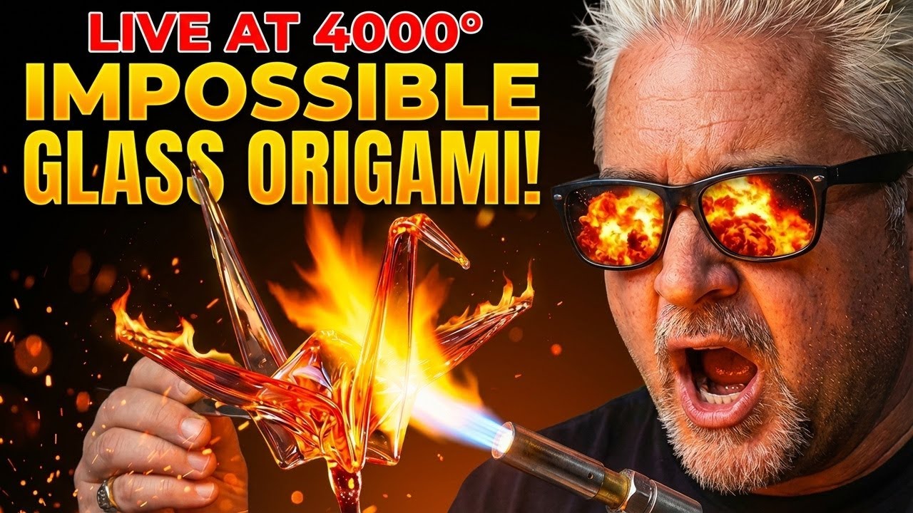 🔥 Folding Glass Like Paper at 4000° | Impossible Origami