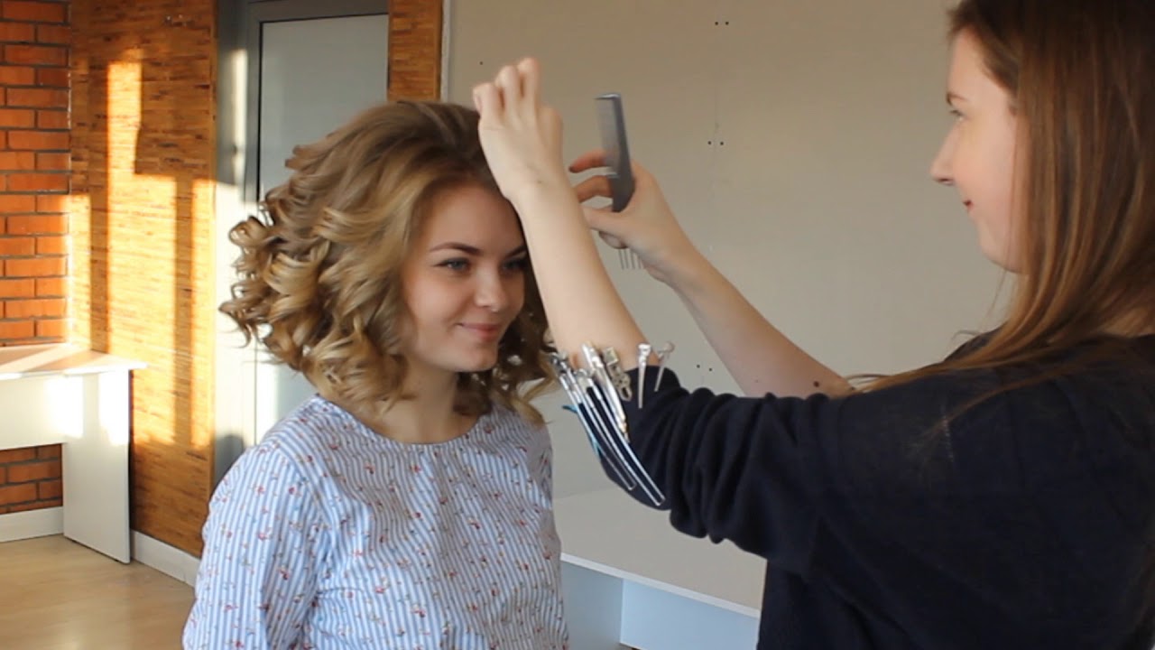 Локоны на удлиненное карэ