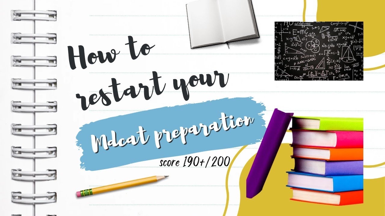How To Restart Your Preparation For MDCAT | MDCAT Preparation | MDCAT 2024