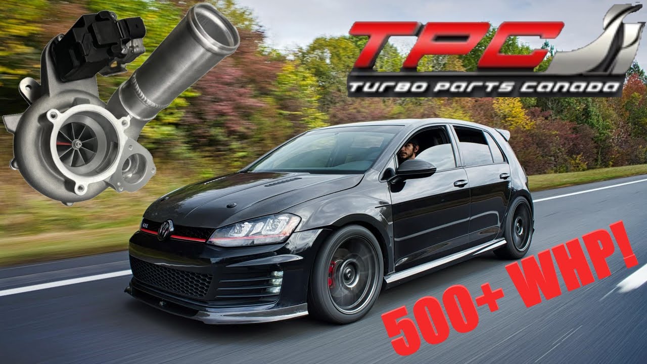 VW MK7 GTI Gets a BIG TURBO! 500+ WHP!