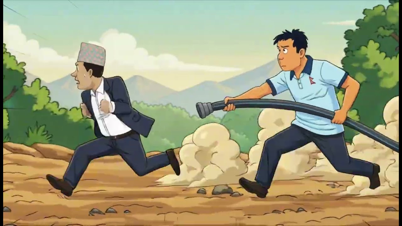 Guithe| Harka Sampang | Nepali Comedy |Political satire song | Comedy satire song |