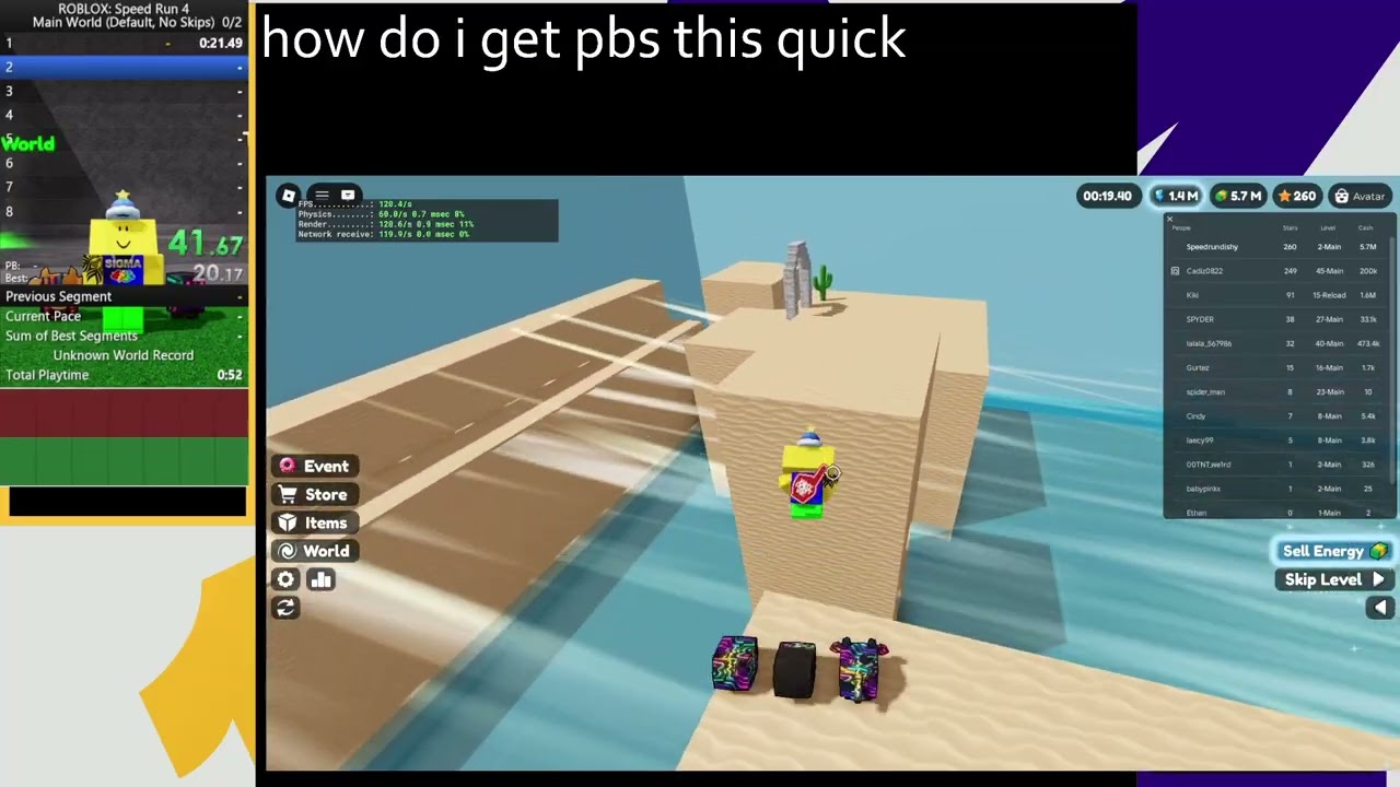 Speed Run 4 5 Levels No Skips in 1:57.65