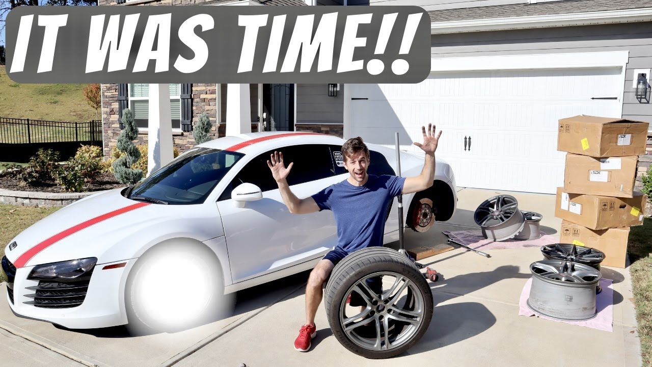 My Audi R8 Get's Custom Wheels! Waited 5 Years to Make This Change!!