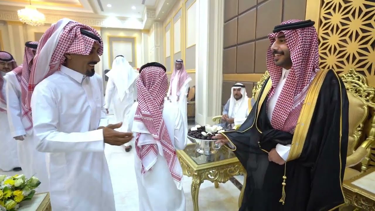 زواج الشاب مفيز تاج الحسيني الشمري بقصر المقصورة بمدينة الأحساء