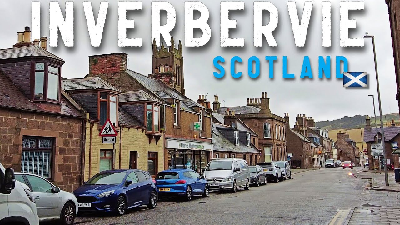 Inverbervie Scotland Walking Tour 4K