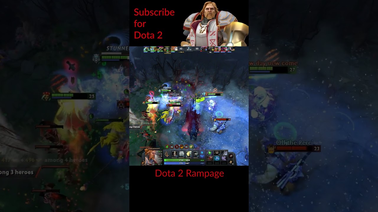 Omniknight is too strong for this patch RAMPAGE !!! #topson  #dota2  #300iq   #omniknight #cancel