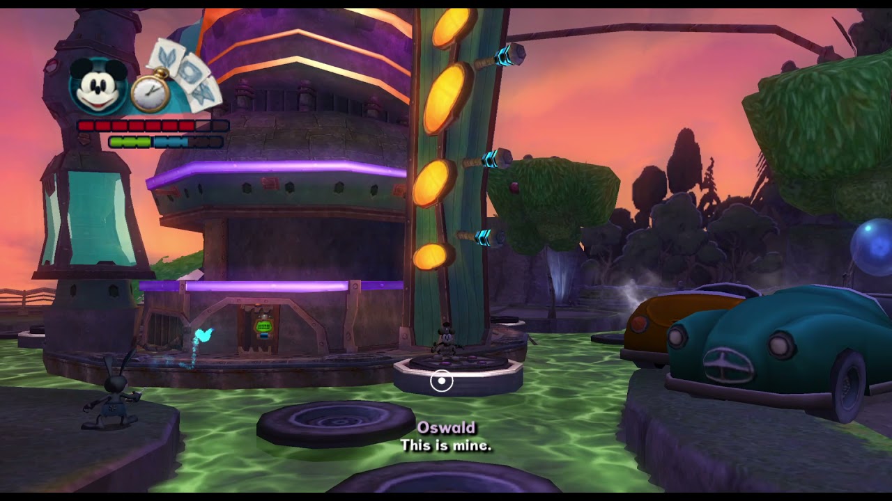 Epic Mickey 2: The Power of Two Paint Path part 15: Autotopia