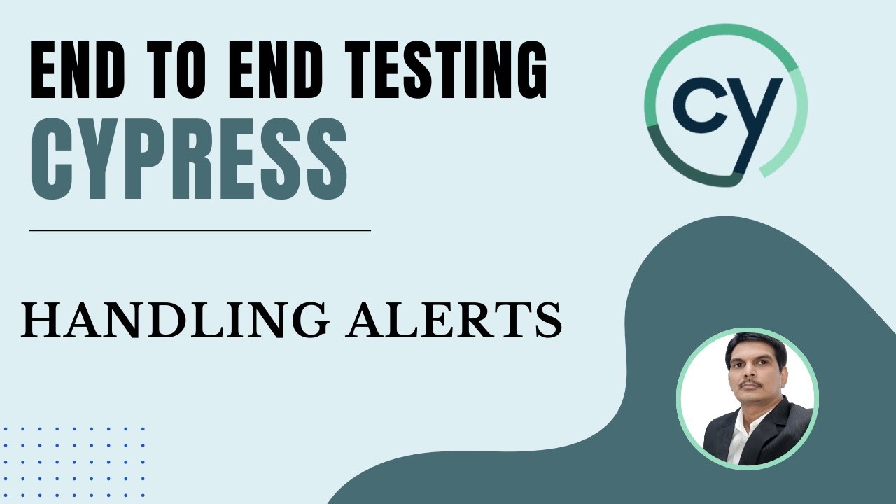 Part 9: Cypress E2E Web Automation | Interacting with Elements | Alerts