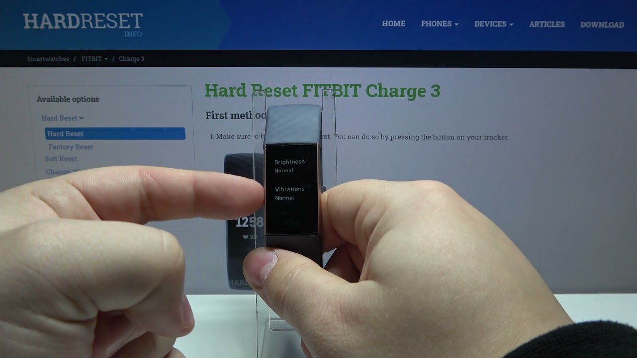 How to Change Screen Brightness in FITBIT Charge 3 &ndash; Customize Display Settings