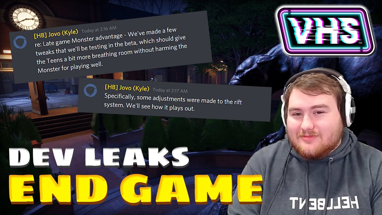 Rift NERF in End Game? (VHS Developer Leaks)