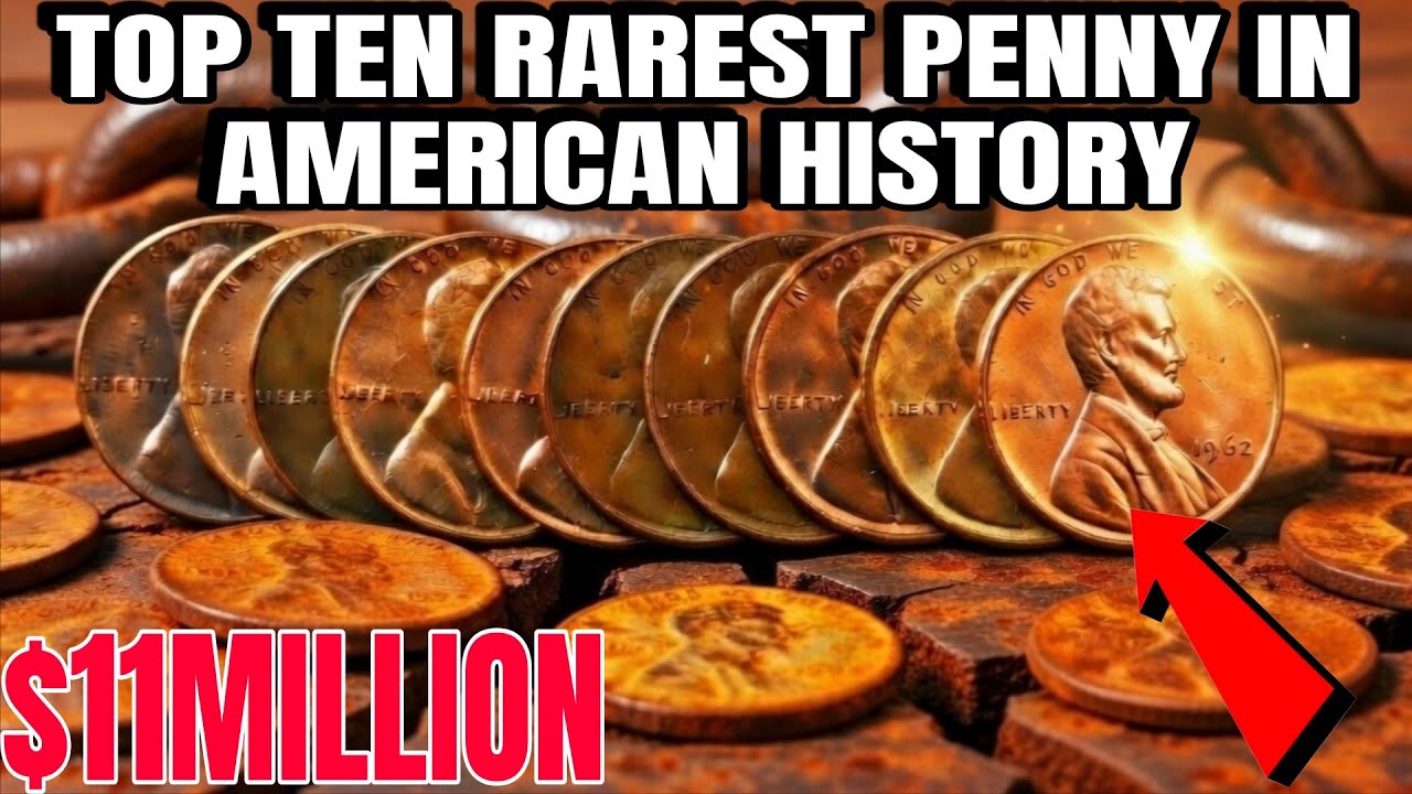 Top Ten America’s Most WANTED Pennies – It Could Be Worth More Than Your Car!