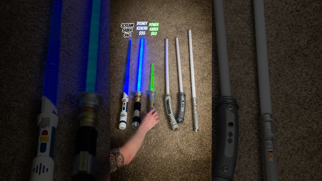 6 Lightsabers For Under $100!