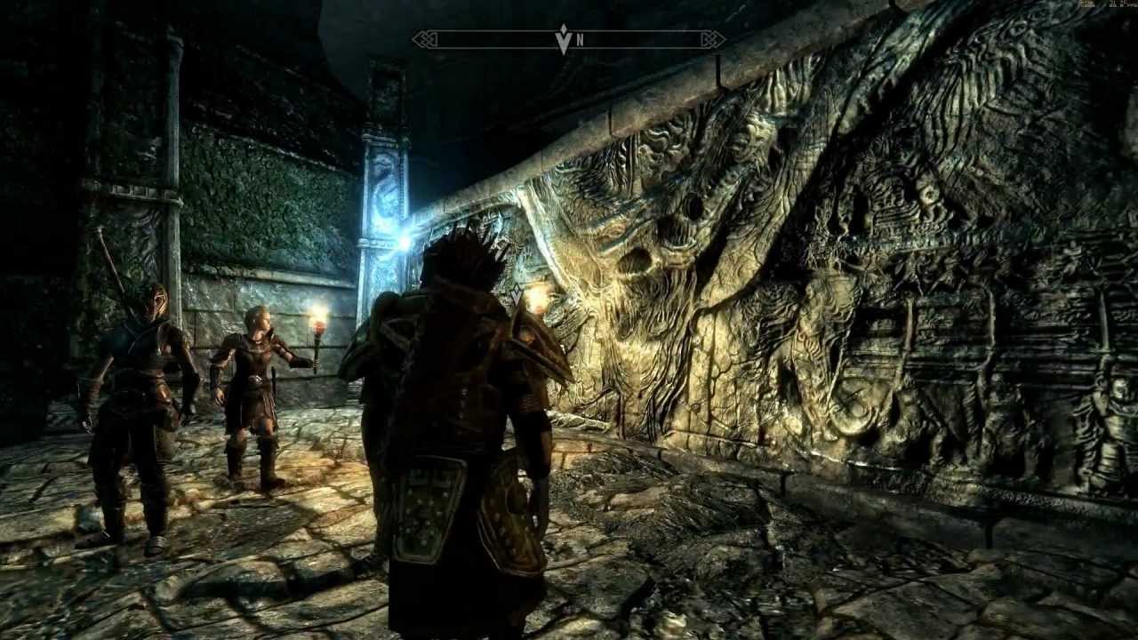 Elder Scrolls V: Skyrim Walkthrough in 1080p, Part 58: Karthspire, Sky Haven Temple, & Alduin's Wall