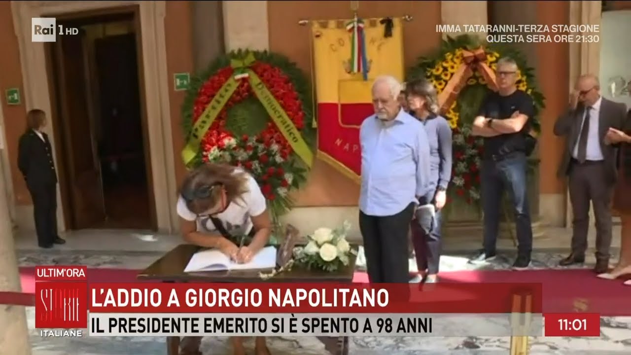 L'addio a Giorgio Napolitano   - Storie Italiane 25/09/2023