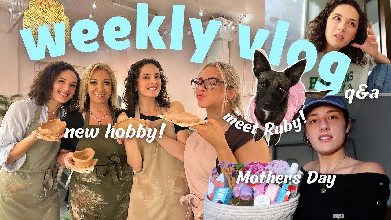 first full week fostering 🥺 *apartment organising, pottery class, unboxings and Mother's Day