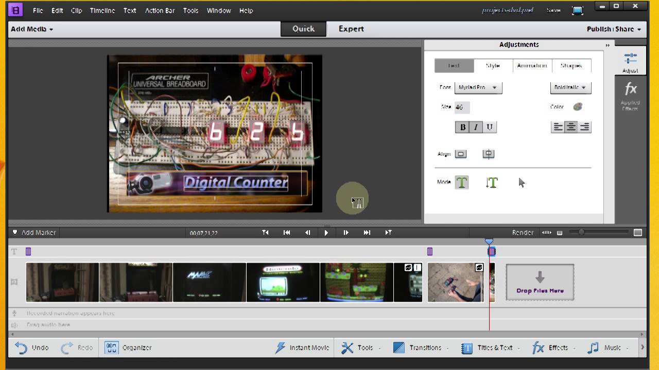 How to Create a Simple DVD with Premiere Elements