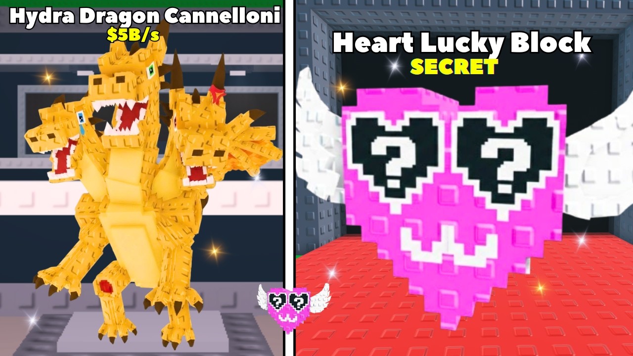 I Got New Heart Lucky Block ❤️✨Steal A Brainrot Funny Moments