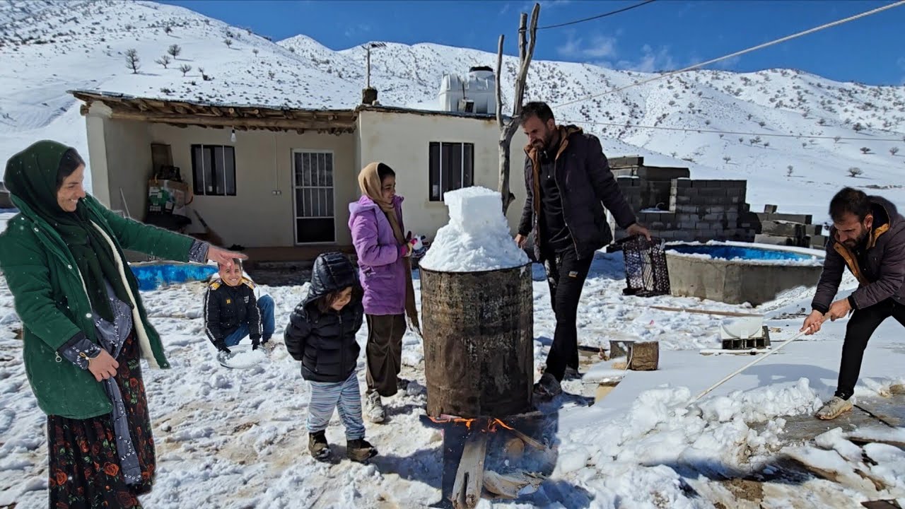 Survival Masterclass: How Nomads Harvest Water from Blizzards