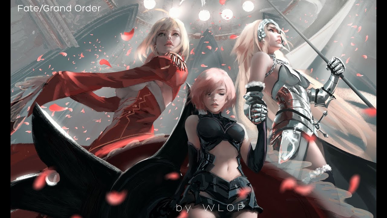 Photoshop painting process - Fate/Grand Order