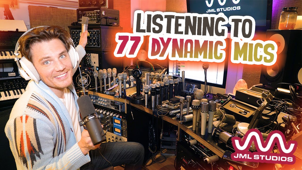 Listening To 77 Of My Favorite Dynamic Microphones #audioengineering #microphone
