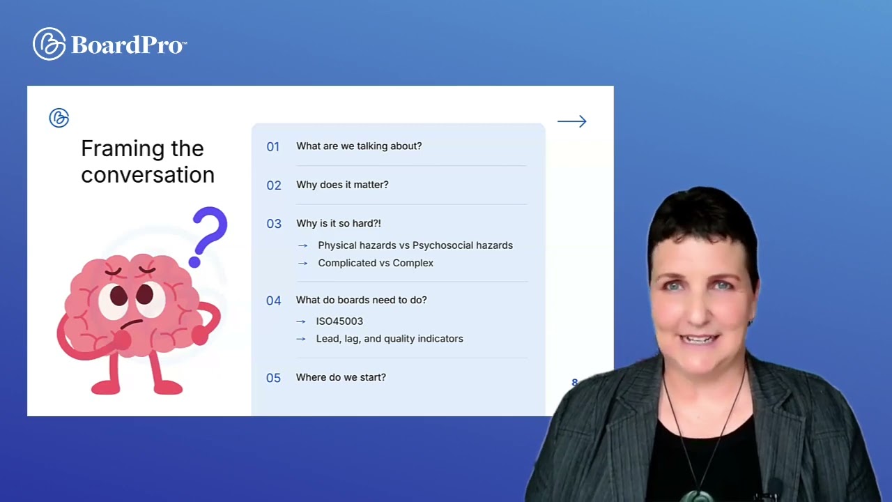 Webinar: Governing Psychosocial risks