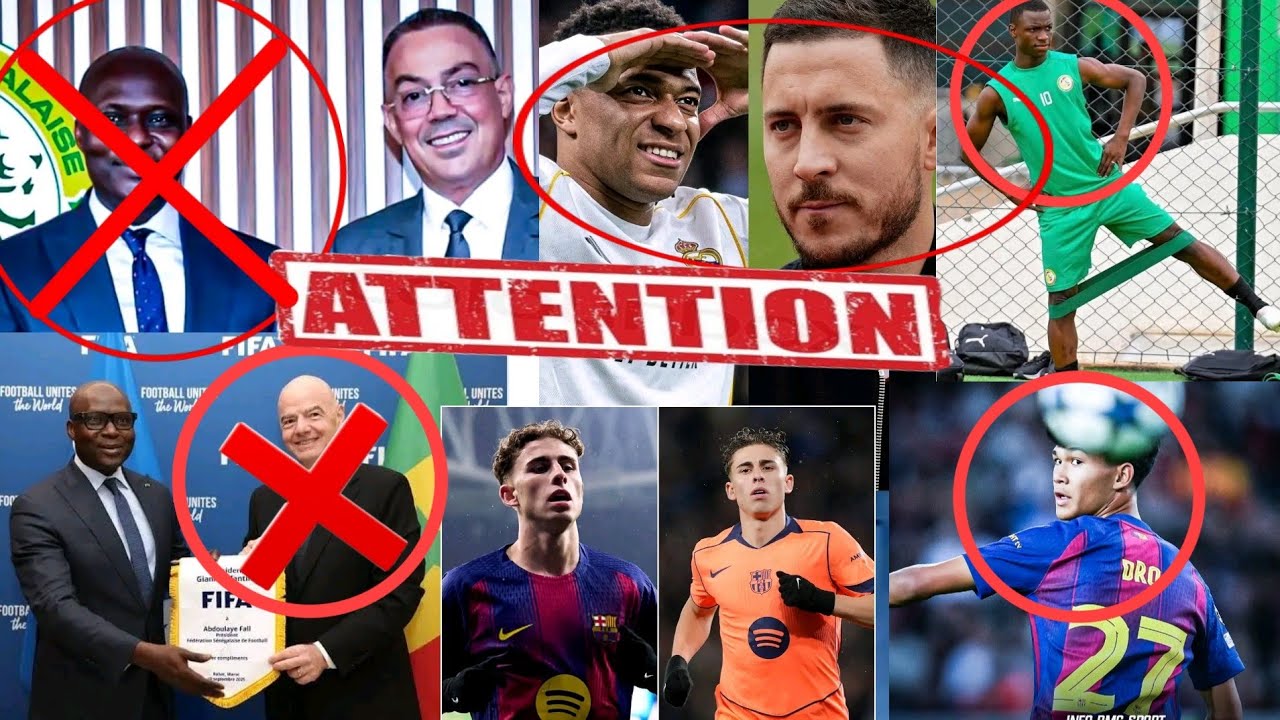 ATTAQUE CONTRE LA CAF EDEN HASARD MBAPPE BALLON D'OR BONNE NOUVELLE POUR LE NUMÉRO 10 