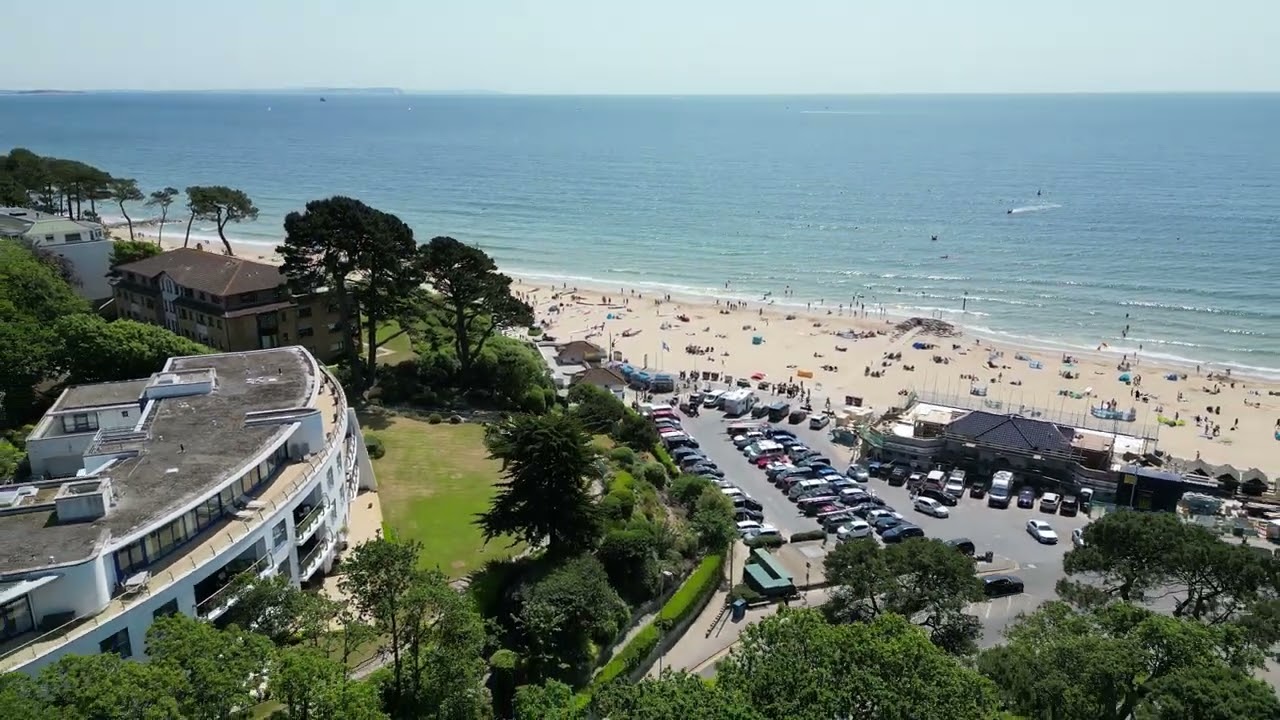 Branksome Beach Canford Cliffs Dorset By Air