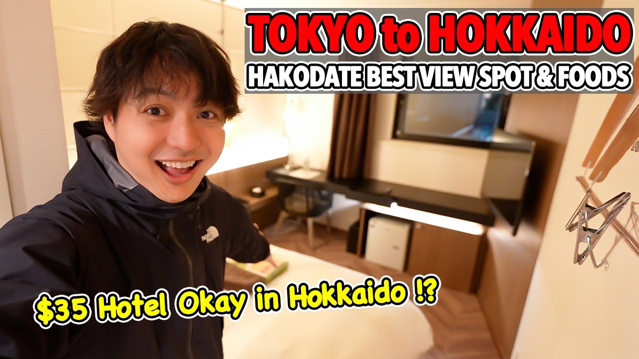 $35 Hotel Worth It? Hakodate Local Unique Food and Stunning View! Flying from Tokyo Ep.575