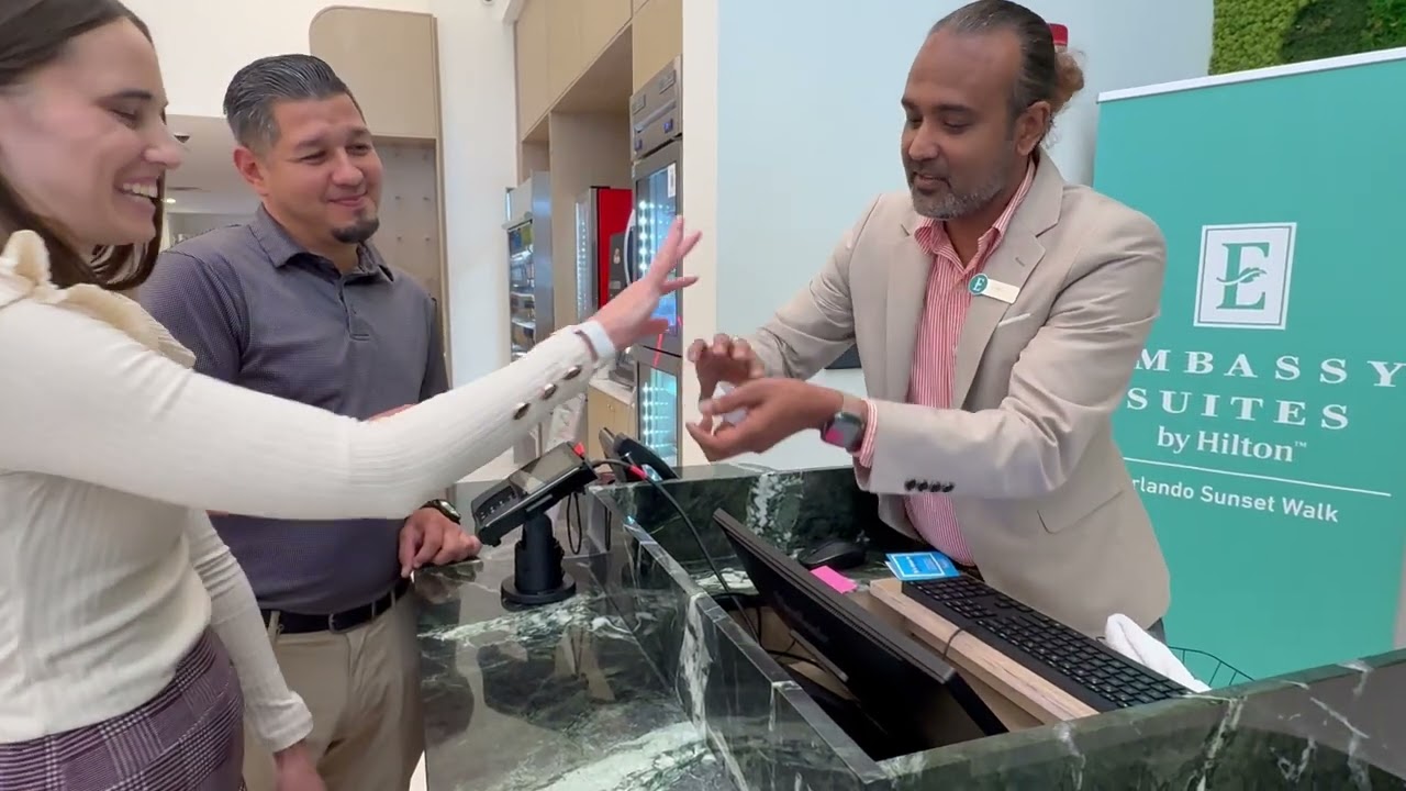 Guest Check-In at Embassy Suites by Hilton Orlando Sunset Walk