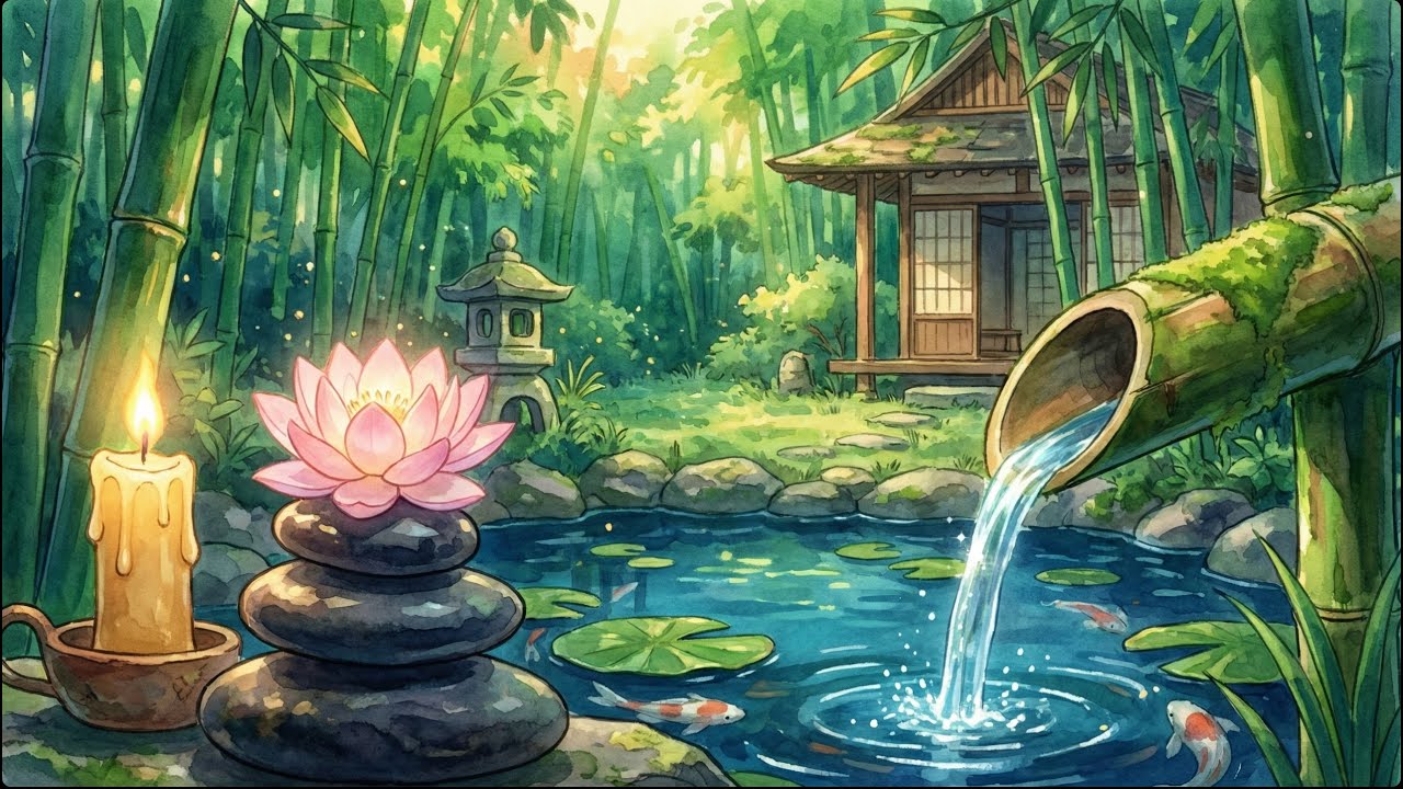Relaxing Piano Music for Concentration 🌿 Bamboo Forest Study Aid