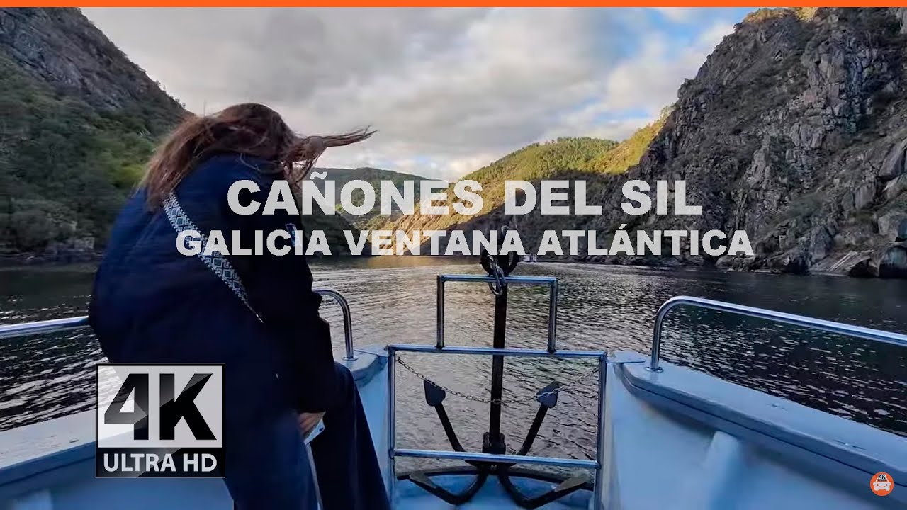 Cañones del Sil en Catamarán. Turismo Galicia 4k.