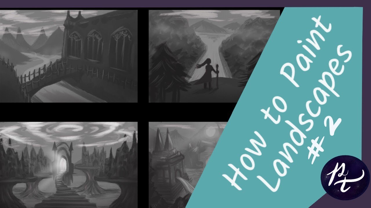 Environment Value Sketching || Painting from Imagination