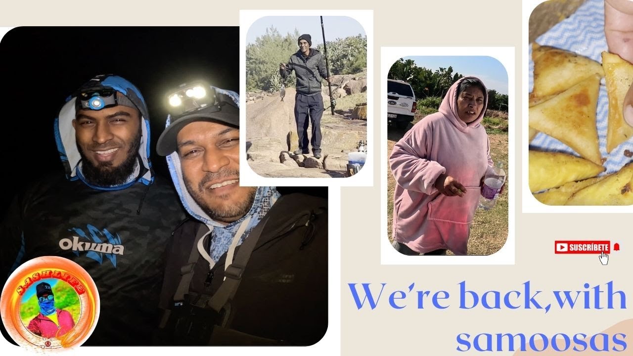 We paid R600 to catch  blacktails and eat samoosas on this cold winter night with the family!