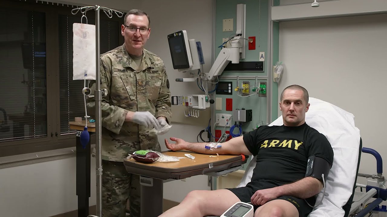 Training video for warm, fresh, whole blood transfusion procedures