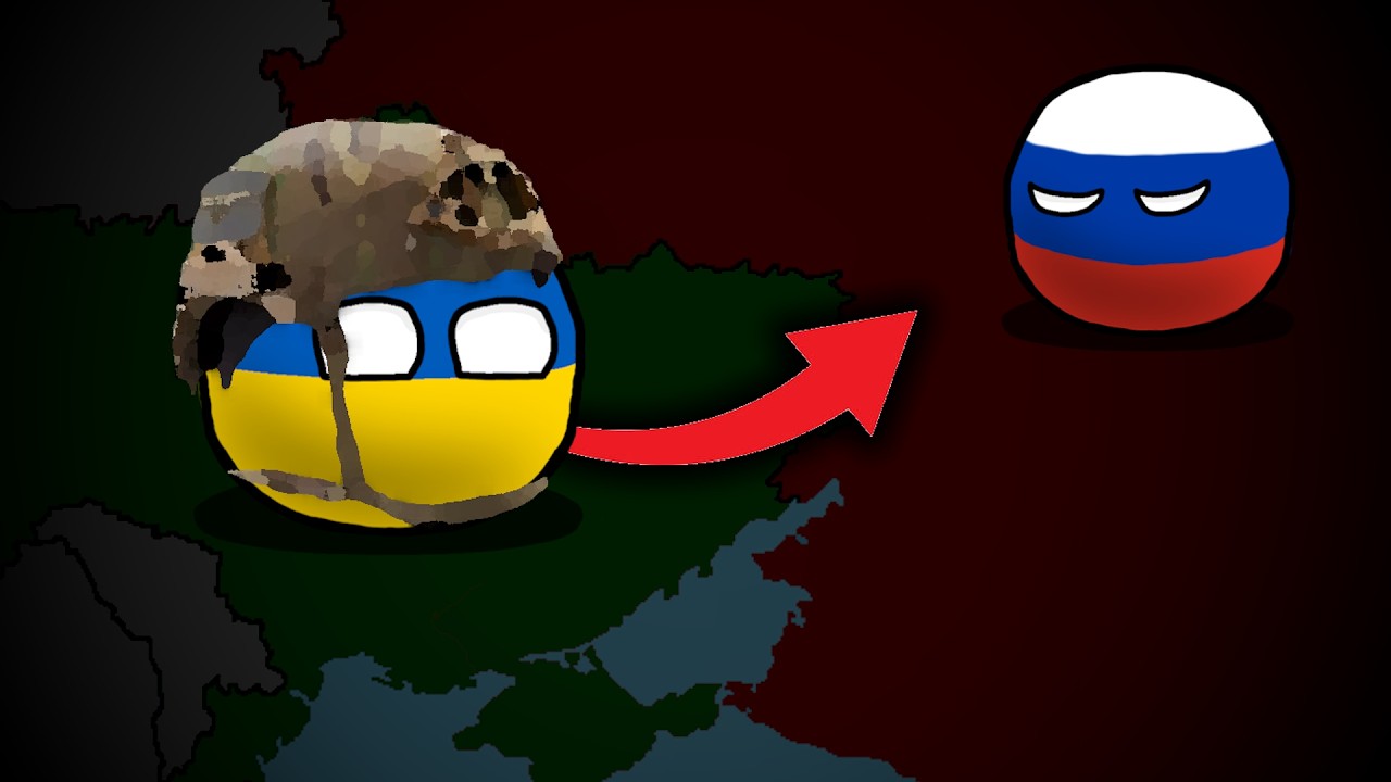 UKRAJINA vrací úder RUSKU - Alternativní budoucnost [CZ mapping] | Countryballs CZ