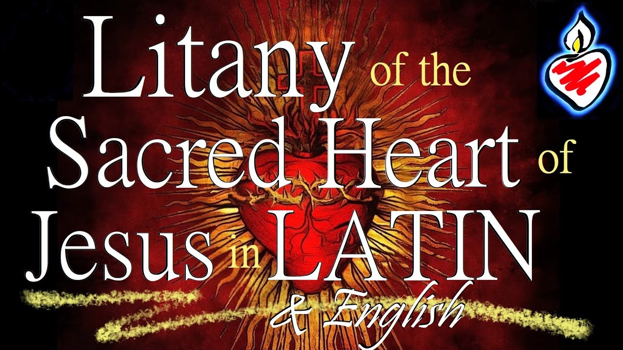 Litany of the Most Sacred Heart of #Jesus : Litaniae SS Cordis Jesu: Latin & English #Catholic