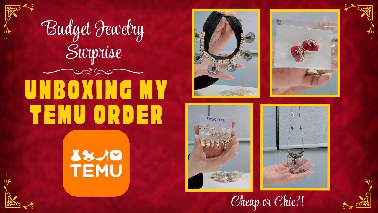 TEMU Jewelry Haul 💍 | Cheap jewelry online shopping | unboxing my order