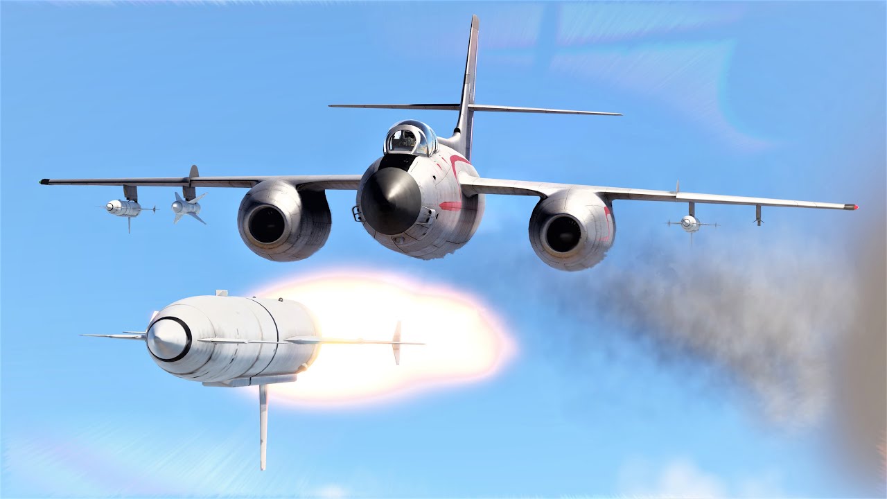 Intercepting Bombers With Fox One Missile || Vautour IIN (late) | War Thunder