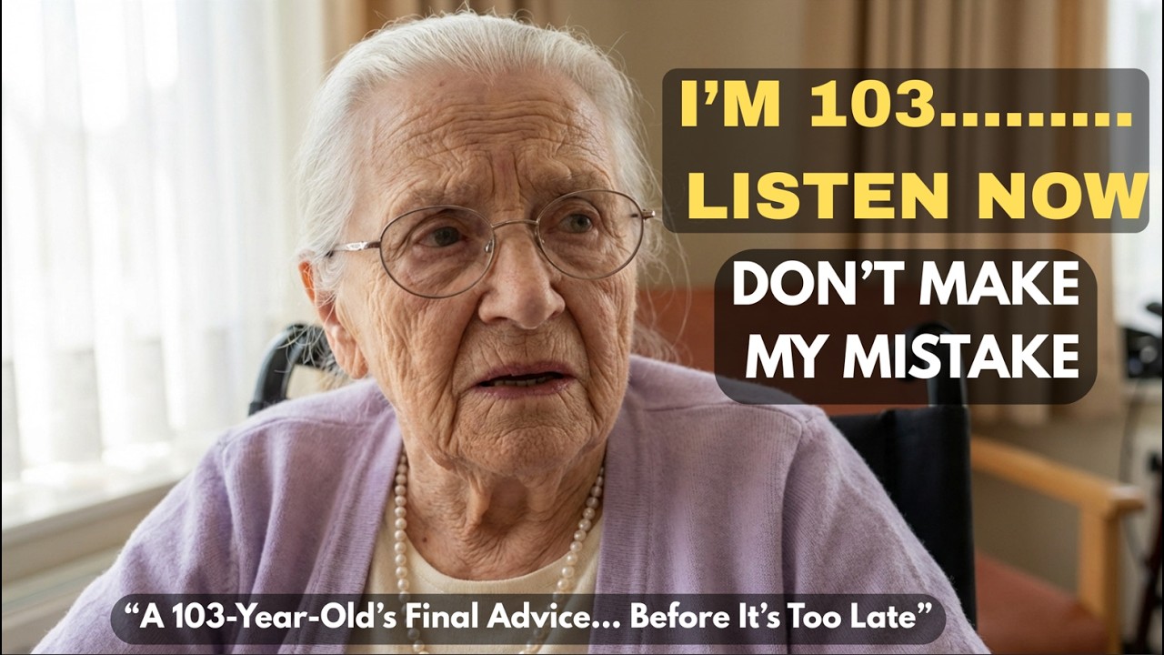 I’m 103 Years Old — My Biggest Regret Will Break Your Heart #lifeadvice #motivation #lifelessons