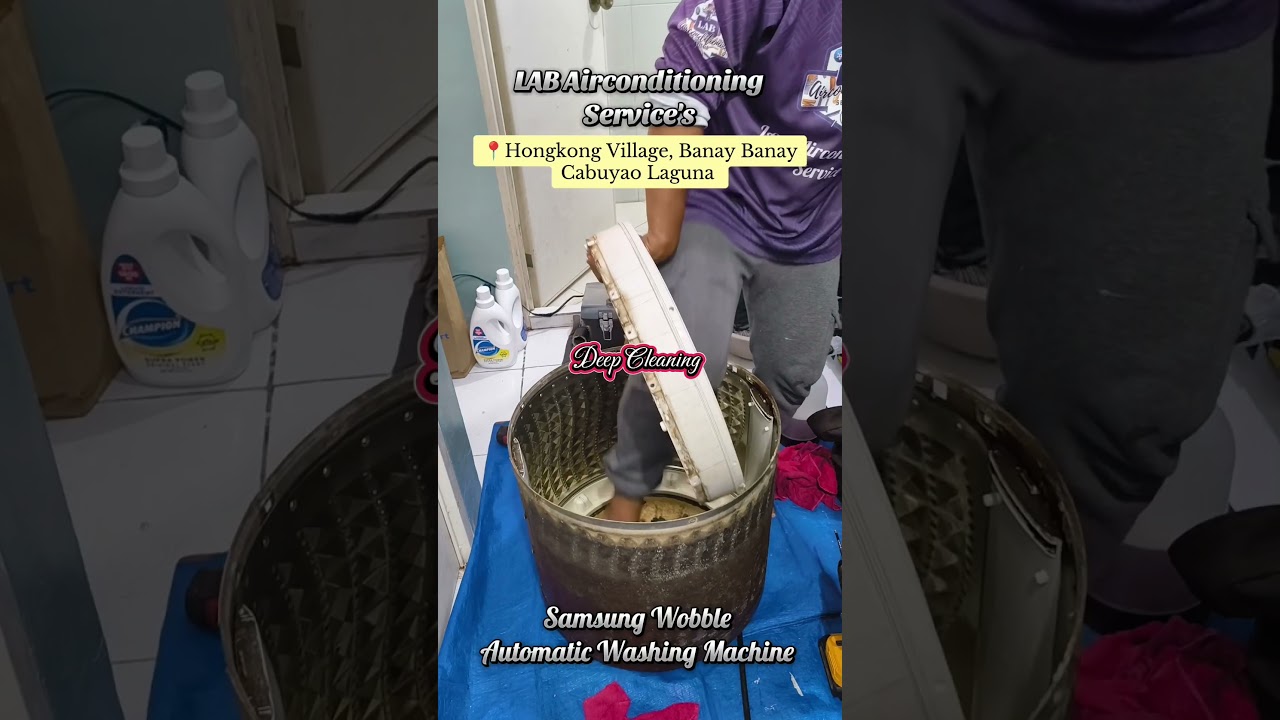 Samsung Wobble Automatic Washing Machine Deep Cleaning 