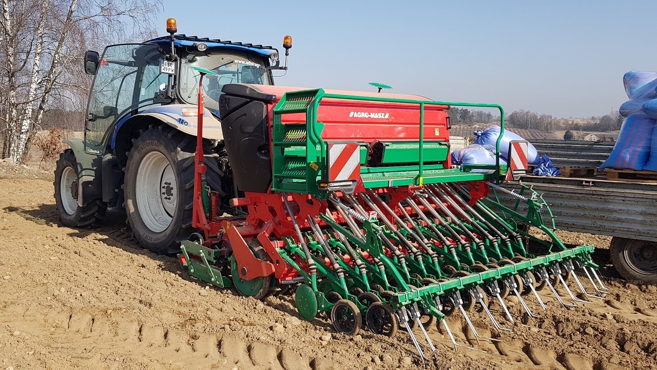 NOWY NABYTEK 2025 !!!  AGRO-MASZ SN301 , Siew OWSA