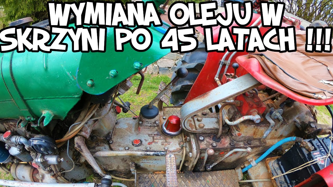 WYMIENIAMY OLEJ W SKRZYNI - URSUS C 330