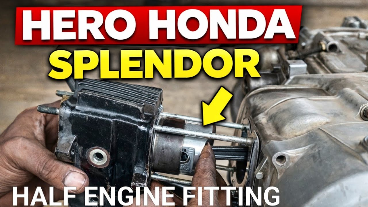 HERO HONDA SPLENDOR HEAD BLOCK FITTING//How to install Hero Honda Splendor Head Block?