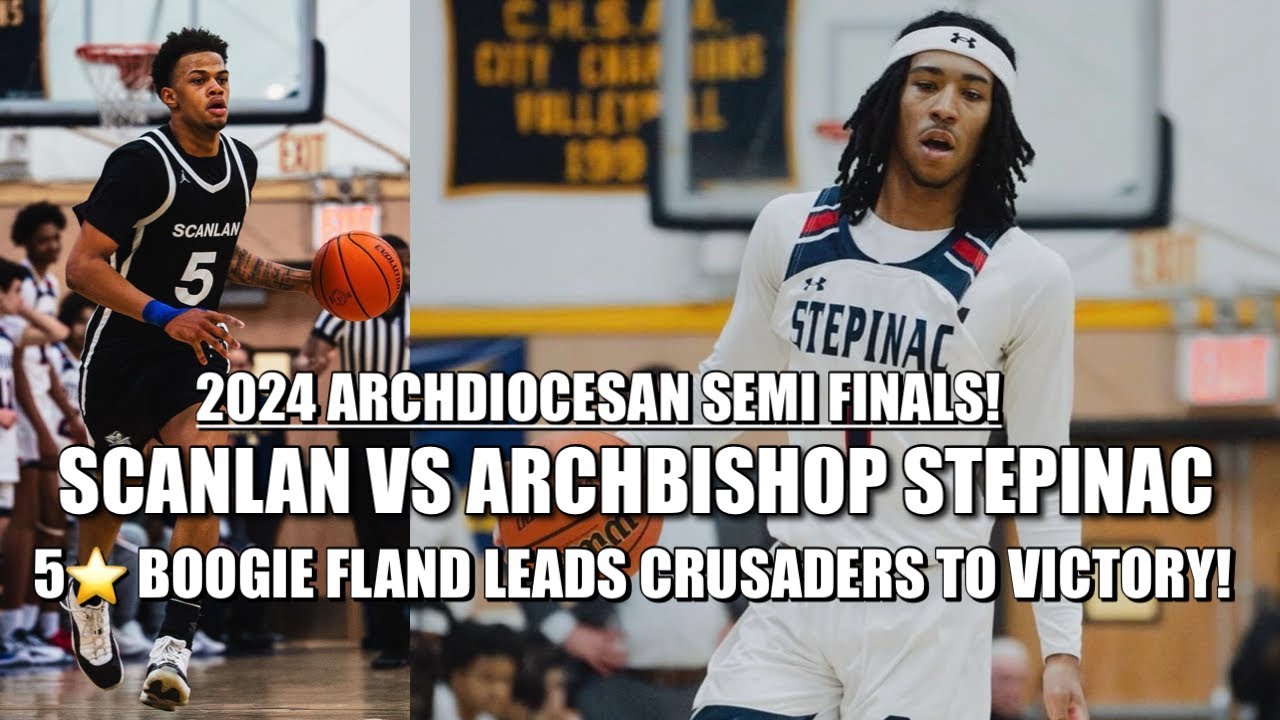 5 STAR Boogie Fland & Stepinac Vs Scanlan (CHSAA AA Archdiocesan Semi Finals)